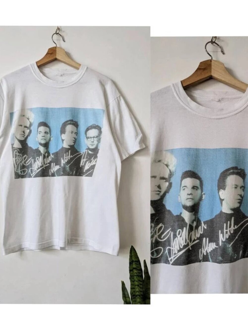 Depeche Mode Merch T-Shirt Single Stitch 90s Unisex T Shirt